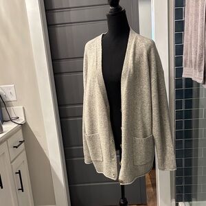 Lucky Brand Gray Women's Cardigan Sweater